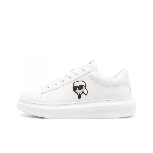 KARL LAGERFELD Низкий топ Скейтборд Кроссовки Мужские Белые