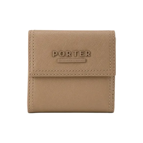 PORTER Leather Кошелек Унисекс Коричневый