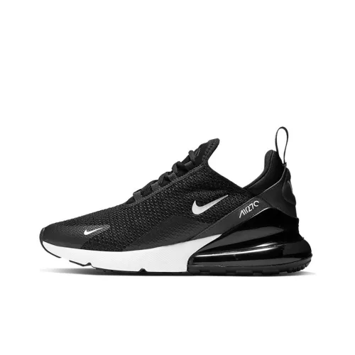 Nike Air Max 270 Low Топ Повседневные Беговые Кроссовки Мужские Черно-Белые