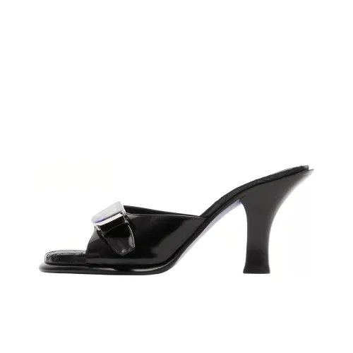 Burberry Слипоны 5 см Женские Черные