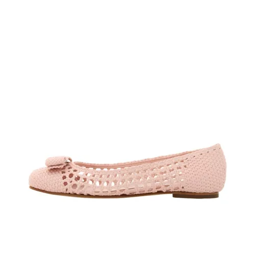 Ferragamo Vara Женские повседневные туфли Розовый Женские
