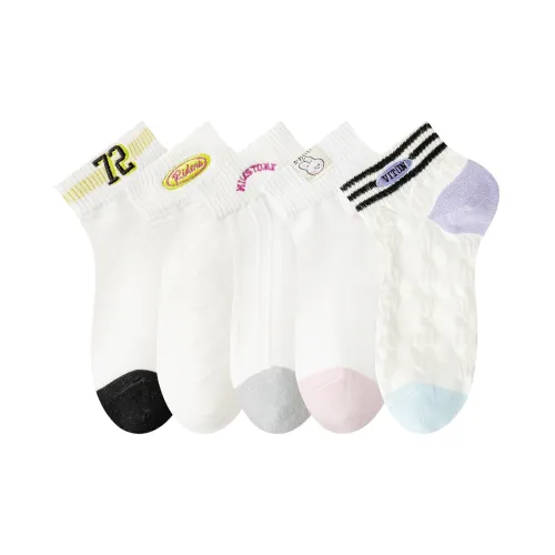 MIZU Низкие носки Женские 5 пар смешанные цвета