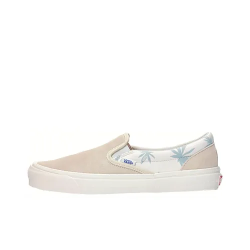 Modernica x VANS Slip On Series LX Кокосовая пальма Totem Low Top Скейтборд Кроссовки Unisex Бежевый