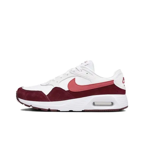 Nike Air Max SC Low Топ Тренировки Беговые кроссовки Женские Белый Красный