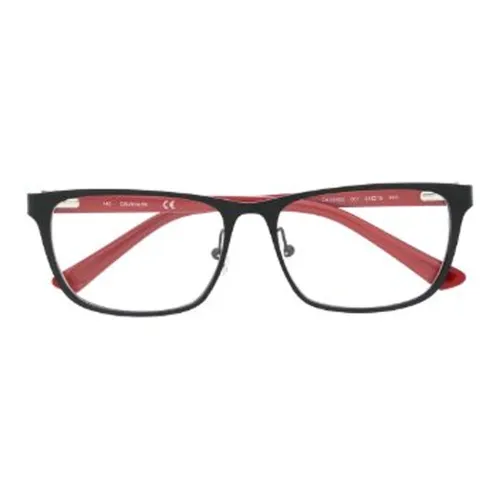 CK Calvin Klein Металлические Ацетатные Квадратные Оправы для Очков Мужские Красные