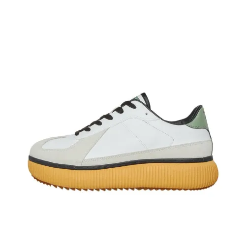 Onitsuka Tiger Delecity Устойчивый к истиранию Низкий Топ Casual Унисекс Белый Серый