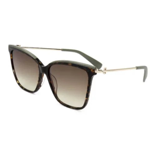 LONGCHAMP Нерегулярная форма Солнцезащитные очки Женские Черепаховый