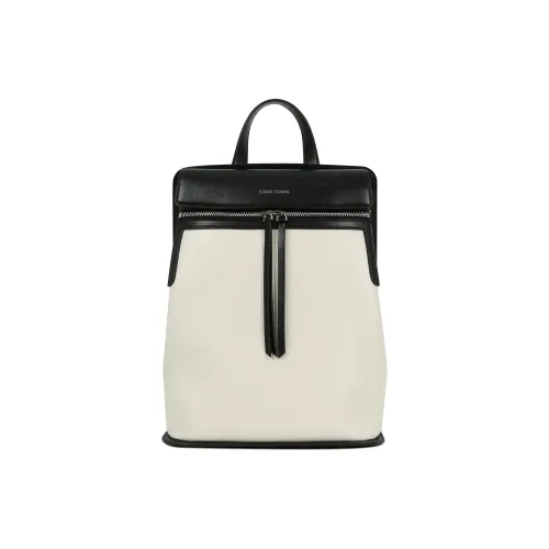 STAR TOWN Сумка для ноутбука из микрофибры синтетическая кожа большой унисекс черный и белый с mousse березой чайный серый