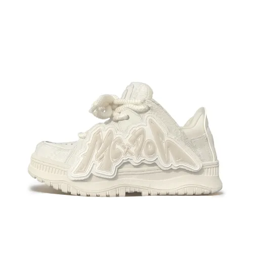 MC DOS Low Топ Скейтборд Кроссовки Унисекс Бежевый