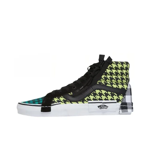 VANS SK8 Reissue Кепка Высокие Кроссовки для скейтбординга Унисекс Зеленый Синий