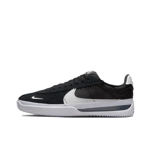 Nike BRSB Low Топ Скейтборд Кроссовки Унисекс Черный Белый