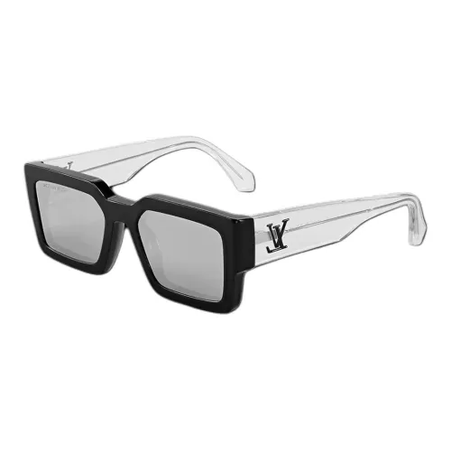LOUIS VUITTON Квадратные солнцезащитные очки Мужские Черные