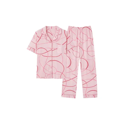 Chun Xi Pajama Комплект Женский Розовый