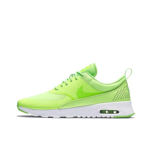 Nike Air Max THEA Low Топ Air Cushion Повседневные Беговые Кроссовки Женские Зеленый Белый