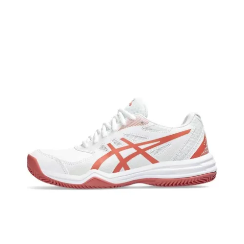 Asics Court Slide 3 Clay Low Top Теннисные Кроссовки Женские Красный Белый