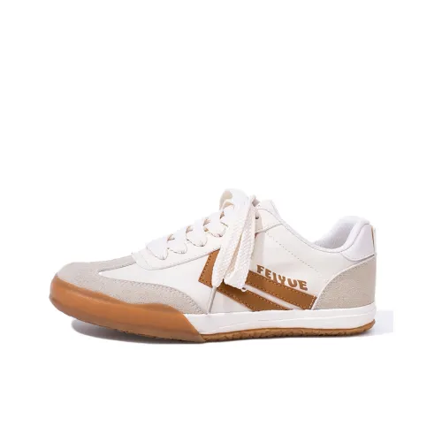 Feiyue Скейтборд Кроссовки Низкие Бежевые/Коричневые Женские