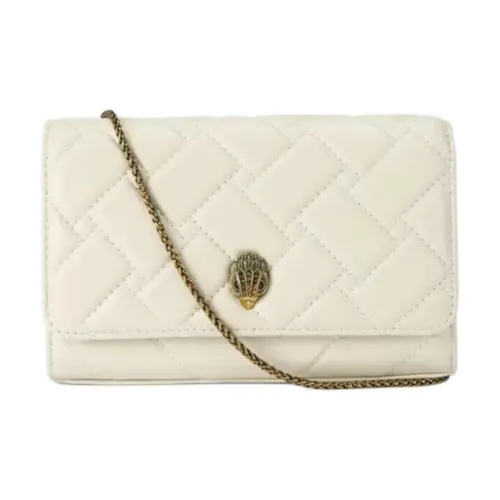 Kurt Geiger London Quilted Кожа Сумка через плечо Сумка на плечо Мини Женская Белая