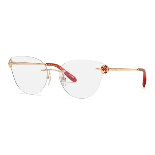 CHOPARD Металл Нерегулярная форма Оправы для очков Женские Золото