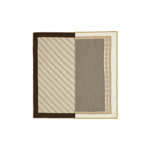 LOEWE Шелковые шарфы Унисекс Разноцветные