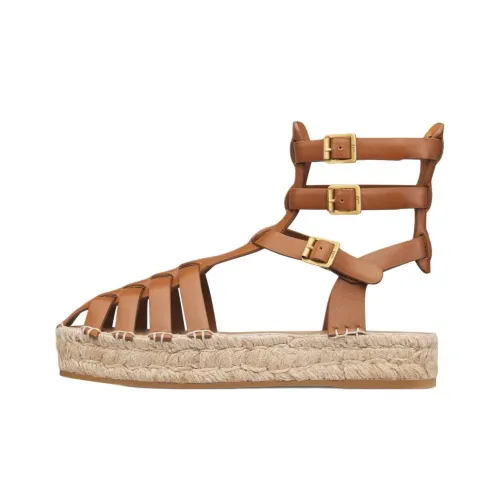 DIOR DIORIVIERA Римские Сандалии Женские Коричневый