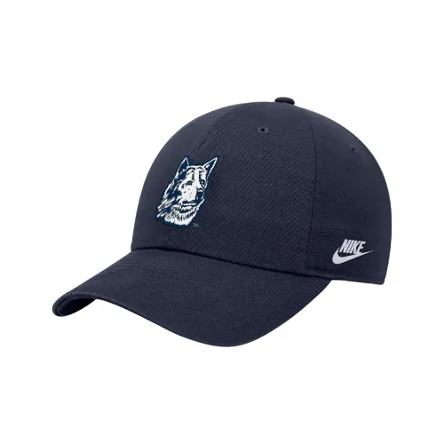 Nike Хлопковые кепки унисекс морского синего цвета