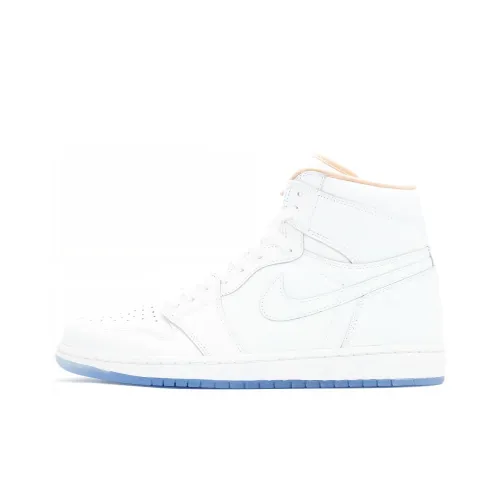 Jordan Air Jordan 1 Retro LA High Top Винтажные баскетбольные кроссовки Мужские Белые