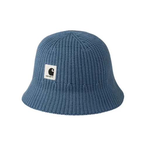 Carhartt WIP Cotton Acrylic Polyester Bucket Hats Women's Blue Carhartt WIP Хлопок Акрил Полиэстер Шляпы ведра Женские Синий
