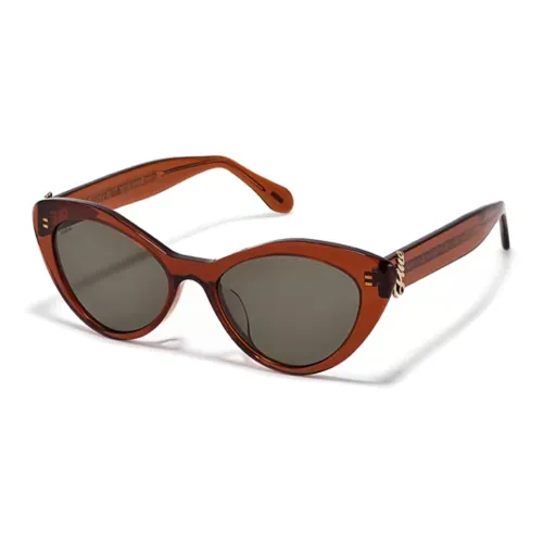 Fakeme Пластина Кошачий глаз Солнцезащитные очки Унисекс Коричневый