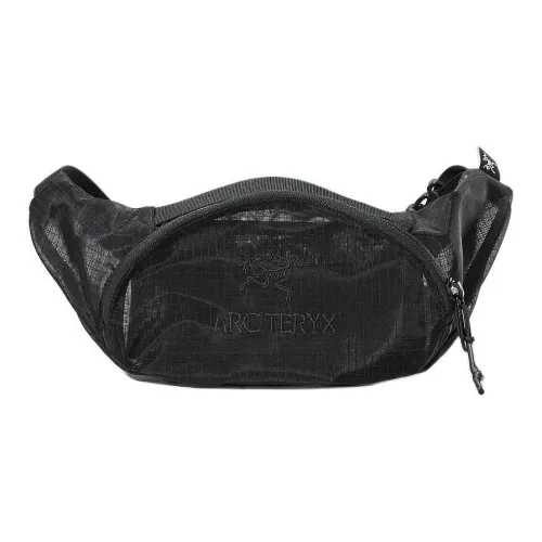 Arcteryx Поясные сумки из нейлона черные мужские