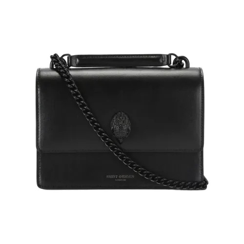 Kurt Geiger London Сумка через плечо из кожи женская черная