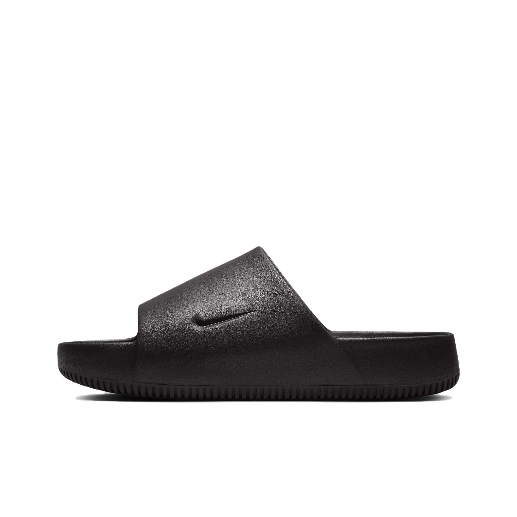 Nike Calm Slide Slip Resistant Abrasion Resistant Слипоны Унисекс Бархат Коричневый