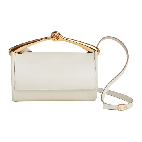 HERMES Maximors Swift Телячья кожа Портативная Сумка через плечо Сумка на плечо Женская 01 BLANC Чисто белый