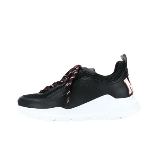MSGM Беговые кроссовки Low Top Черные Женские