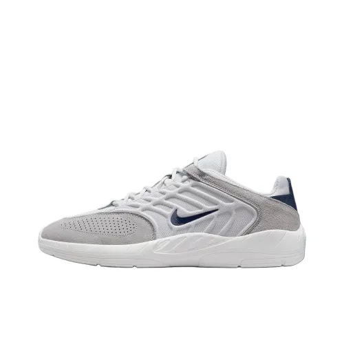 Nike Sb Vertebrae Повседневный Низкий Топ Белый Серый Мужской