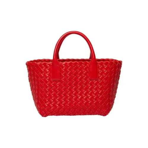 Bottega Veneta Cabat Кожа Через плечо Сумка Мини Женские Красный