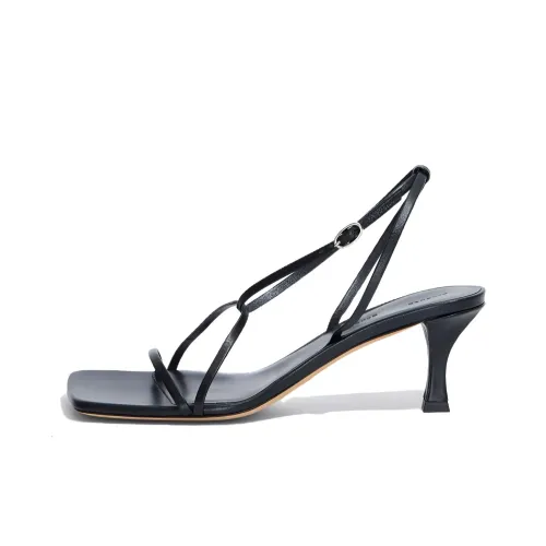 PROENZA SCHOULER One Ремешок Сандалии 6 см Женские Черные