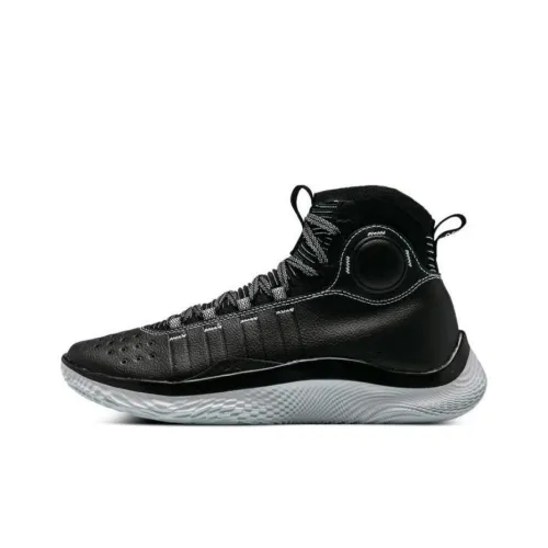 Under Armour Curry 4 Баскетбольные кроссовки High Топ Черный Белый Мужской