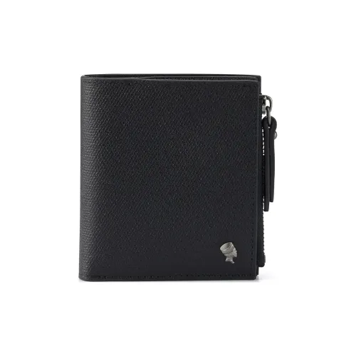 PORTER Leather Монетница Унисекс Черный