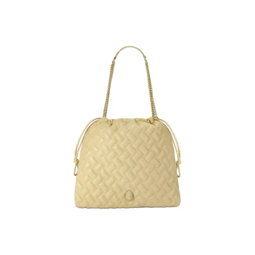 Kurt Geiger London Lambskin Bucket Bag Handbag Crossbody Bag Women's Cream