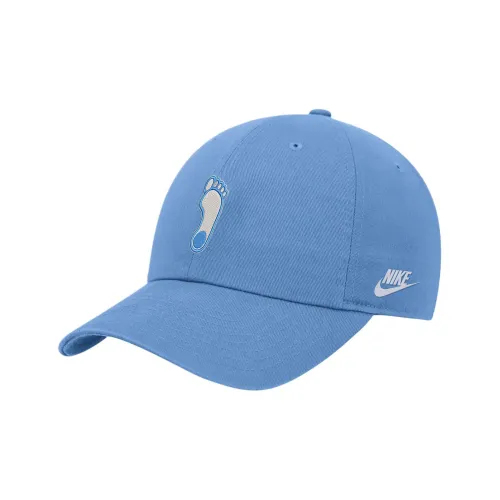 Nike Хлопковые кепки унисекс синие