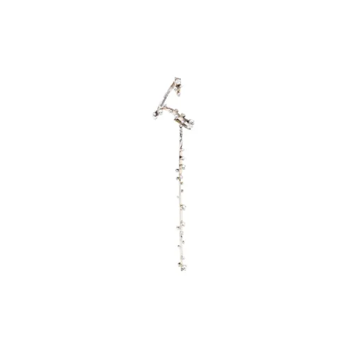 Alexander McQueen Латунный Clip ON Серьги Женские