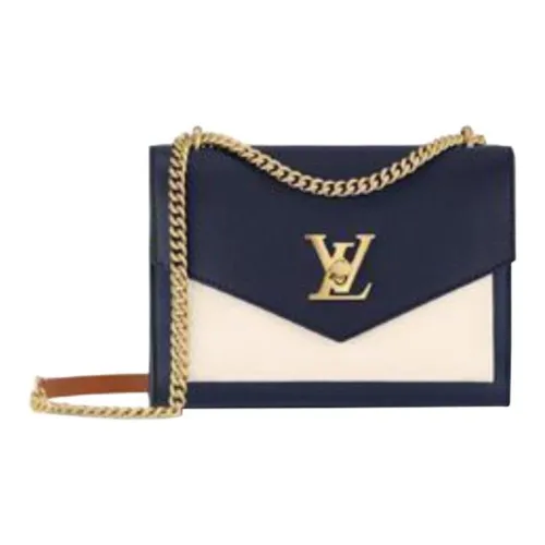 LOUIS VUITTON Рельефная Телячья Кожа Сумка через плечо Сумка на плечо Женская Морской Синий