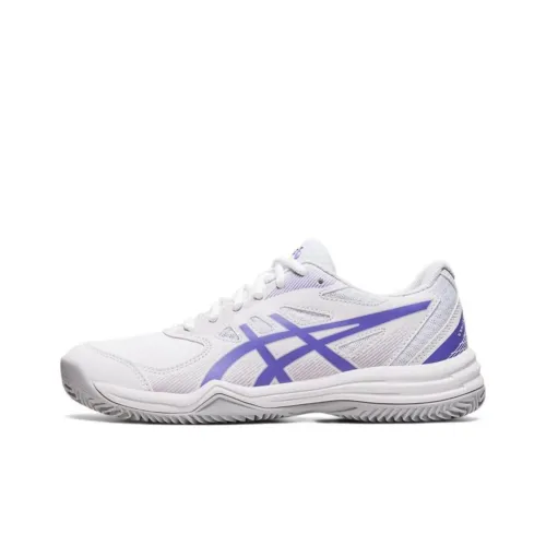 Asics Court Slide 3 Clay Low Top Теннисные Кроссовки Женские Белые Синие