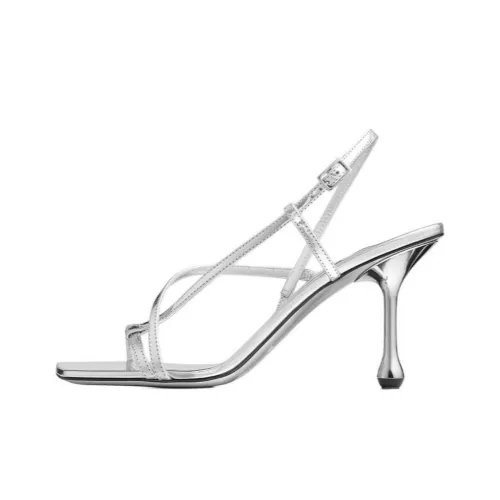 Jimmy Choo one Ремень Сандалии Серебряный Женские