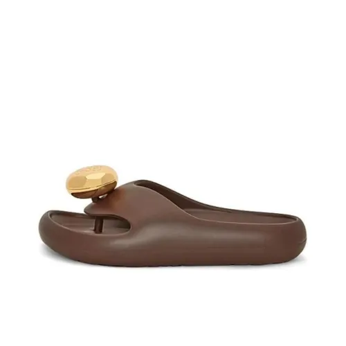 LOEWE Шлепанцы Хаки Женские