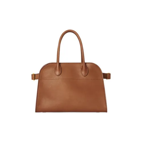 THE ROW Soft Margau Natural с текстурой Saddle кожа одна плечевая сумка стандартная женская коричневый