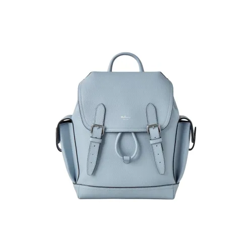 Mulberry GRAIN LEATHER Рюкзак Мини Женские Синий Поплин