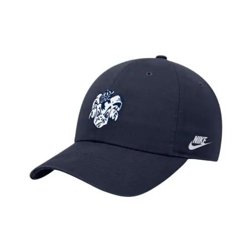 Nike Хлопковые кепки унисекс синие