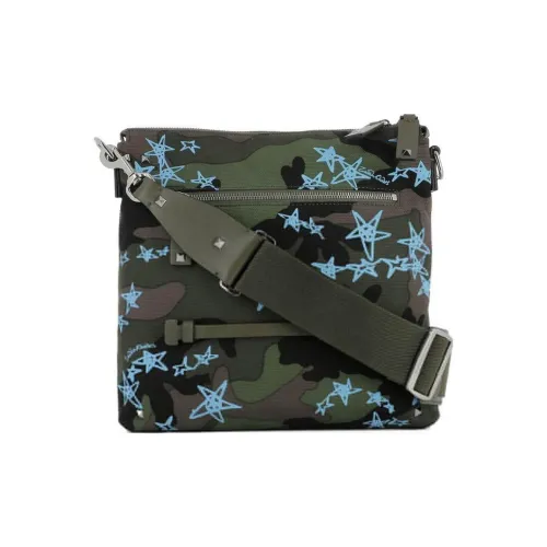 Valentino Canvas Bag Shoulder Bag Men's Green