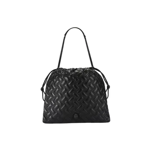 Kurt Geiger London Lambskin Bucket Bag Handbag Crossbody Bag Women's Black Курт Гейзер Лондон Ламбскин Ведро Сумка Сумка Сумка через плечо Женская Черная